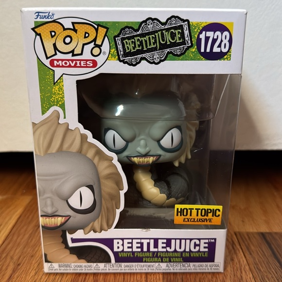 Funko Pop! Beetlejuice Snake - Hot Topic Exclusive - Picture 3 of 9